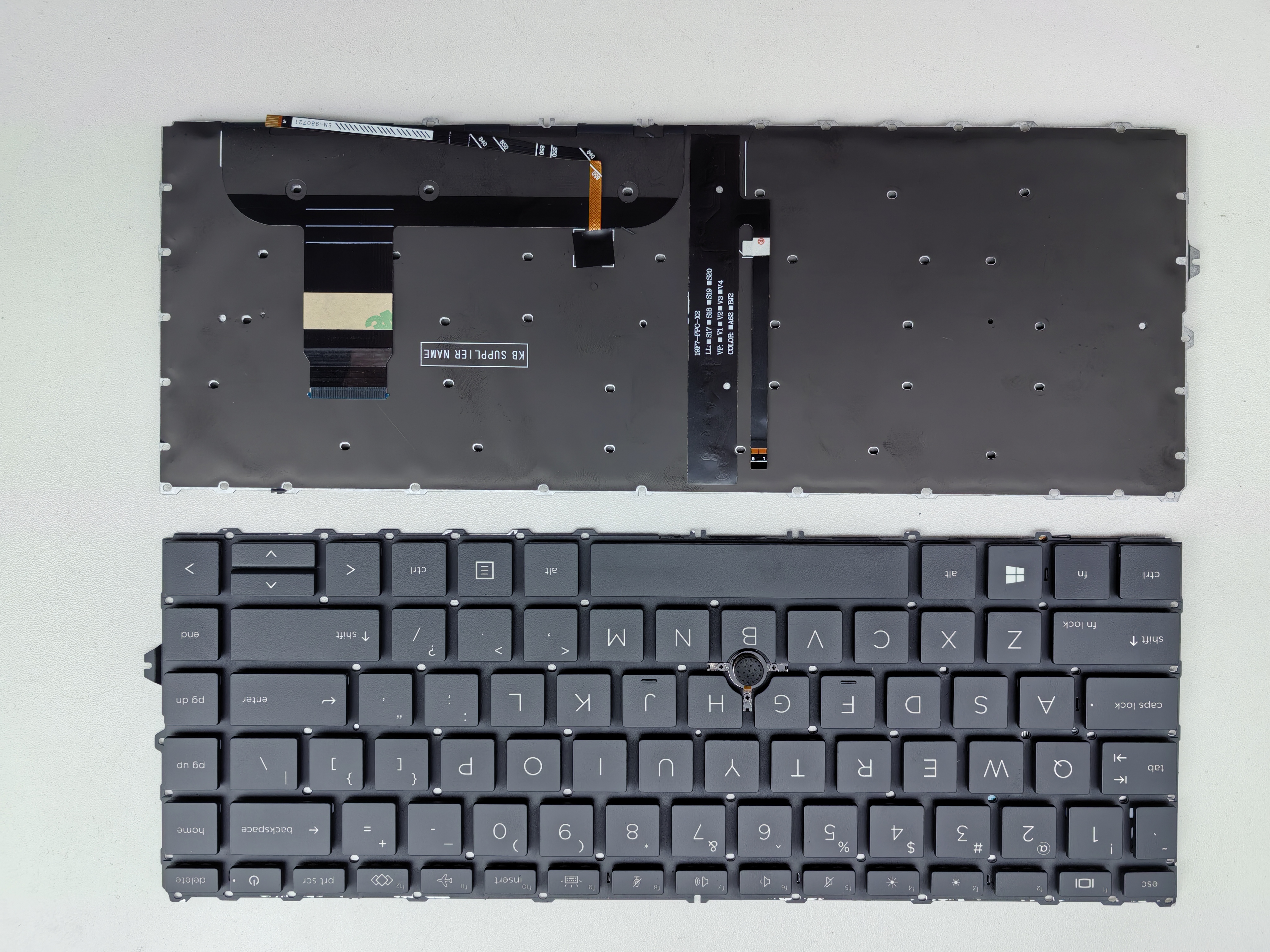 Picture of New Replacement Laptop Keyboard For HP 840G7/745G7/SK quality/840G8/745G8/zbook firefly 14 G7 BLACK With Point Backlit (OEM) US Layout